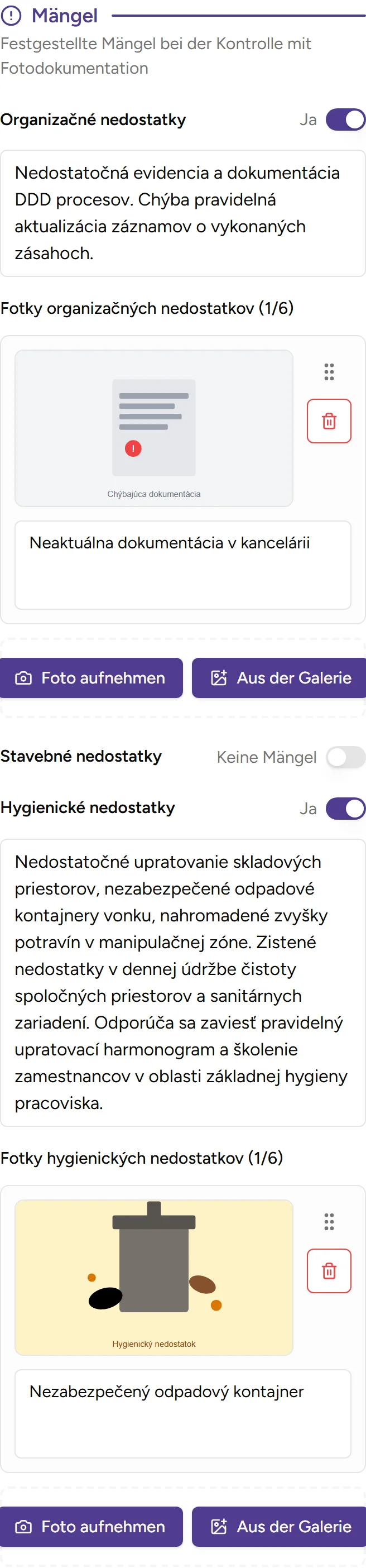 Mängelverfolgung - mobile