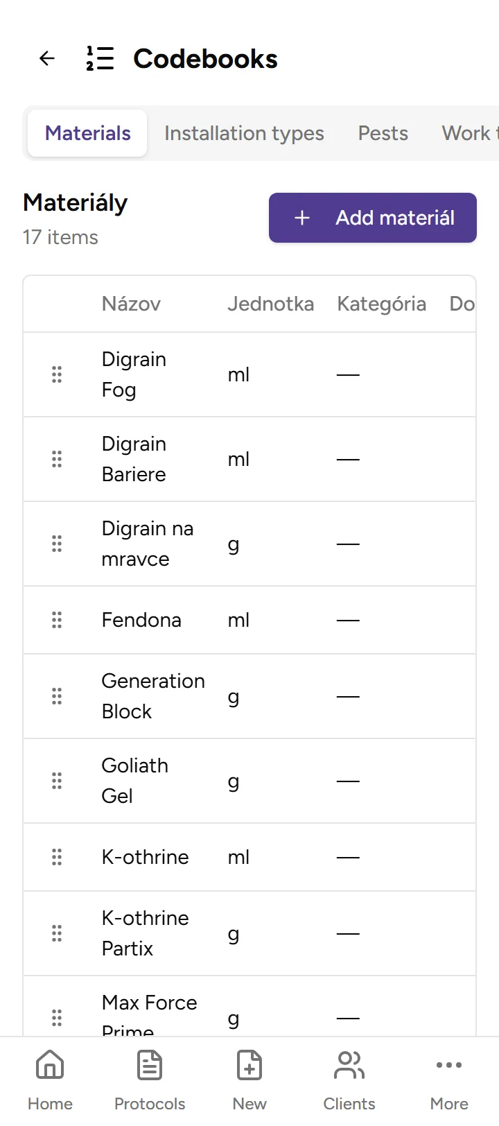 Custom catalogs - mobile