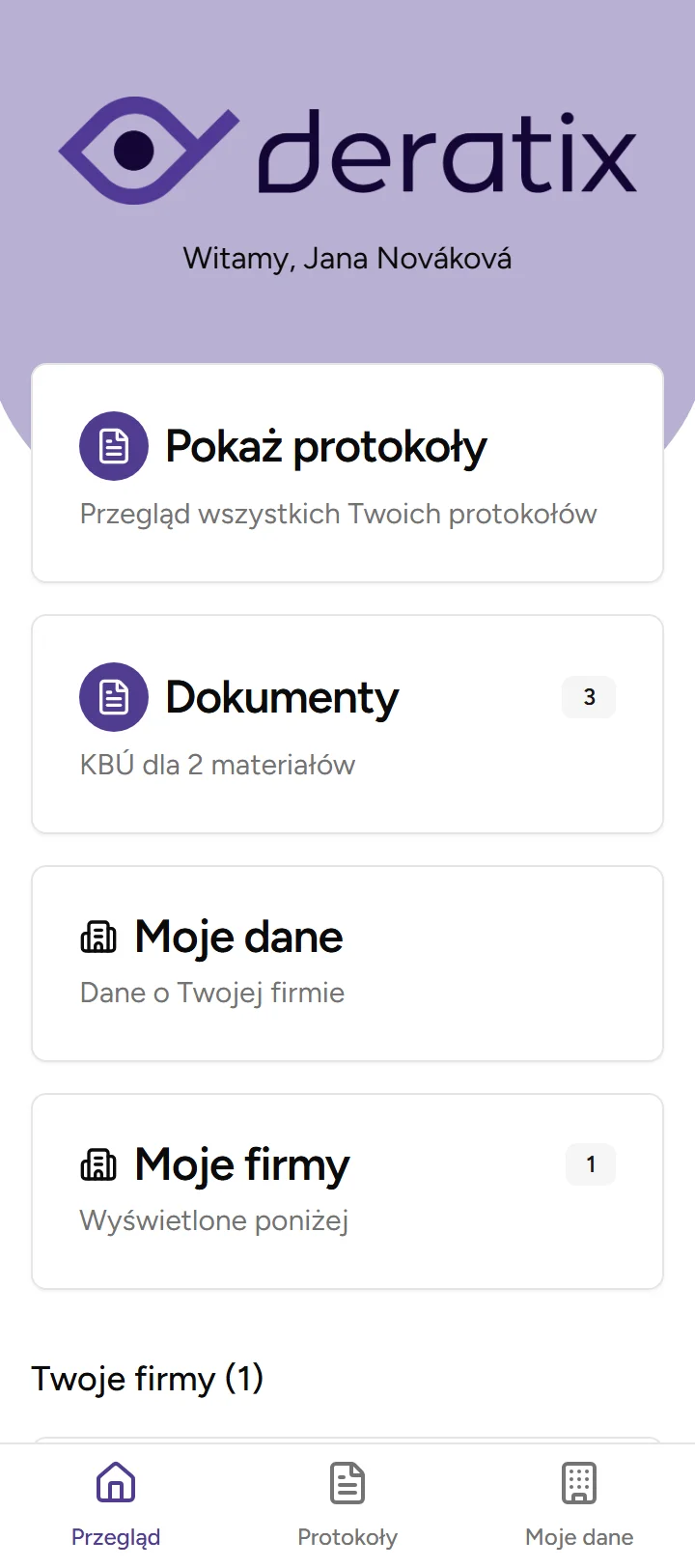 Portal klienta - mobile
