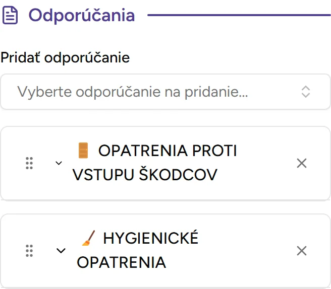 Sekcia odporúčaní Sekcia odporúčaní - Mobile